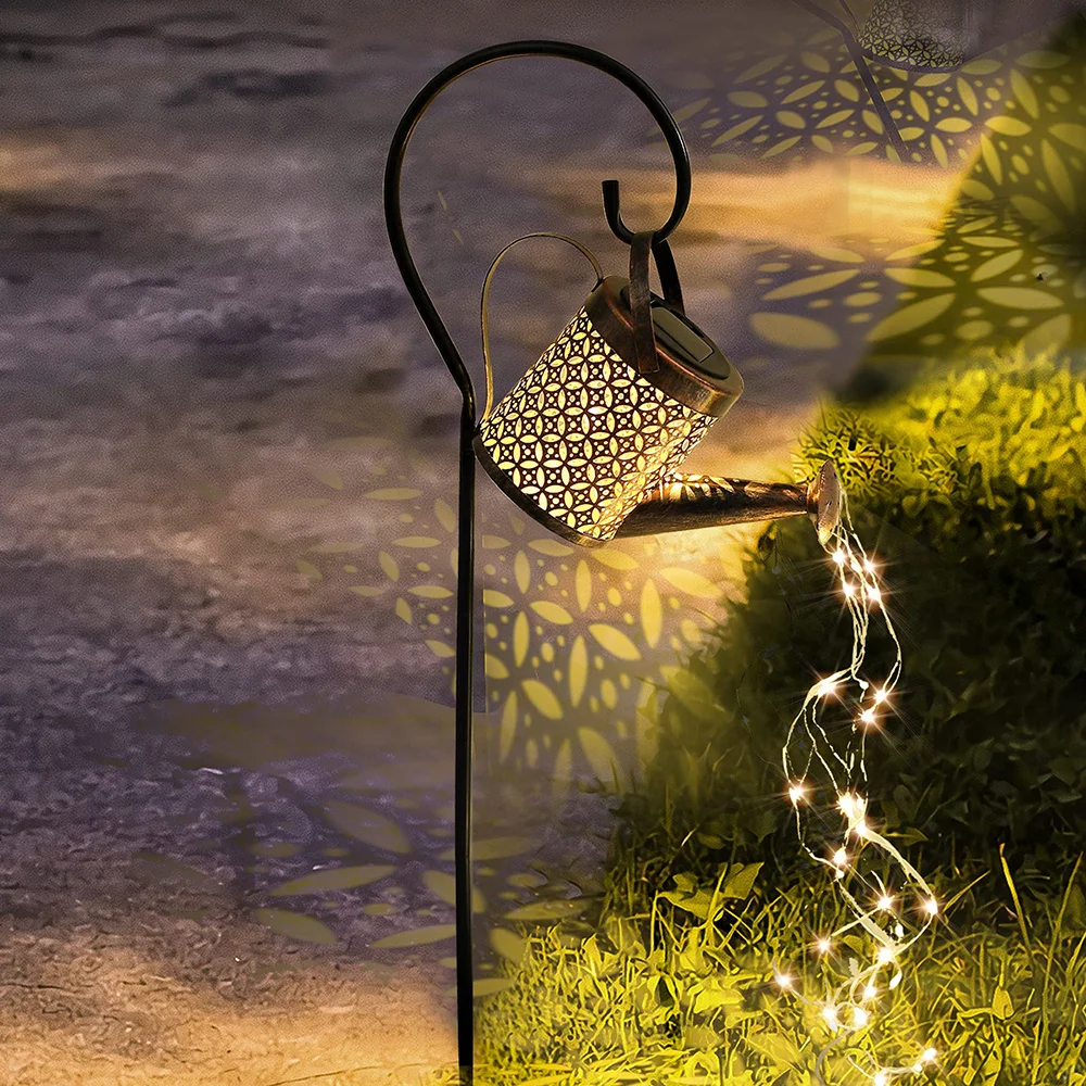 Creative Waterproof Hanging Waterfall Lamp