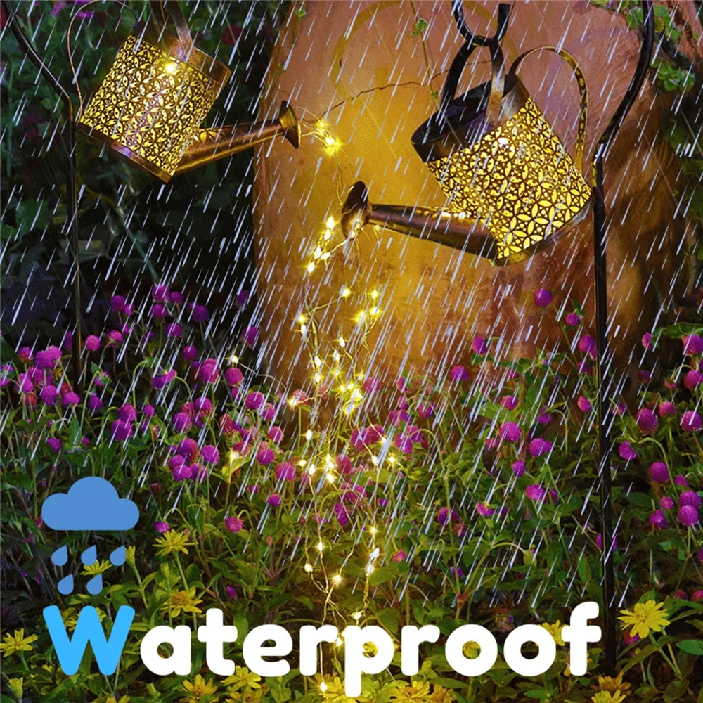 Creative Waterproof Hanging Waterfall Lamp